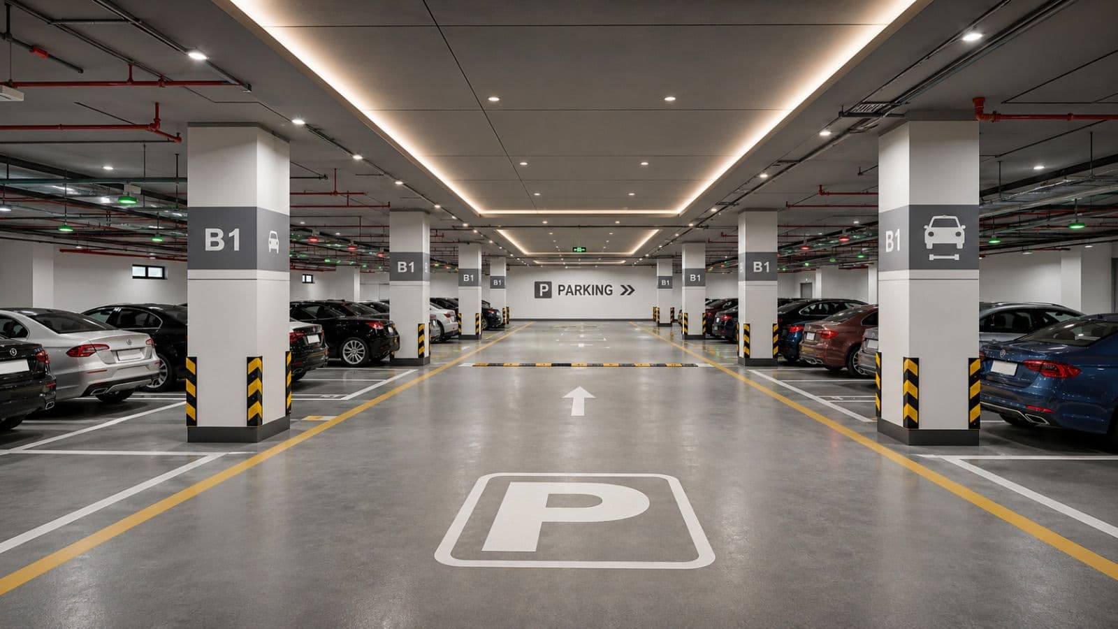 Basement parking